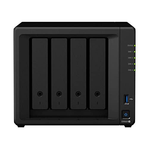 Synology DS920+(8G) RAM 4-Bay 24TB Bundle mit 4X 6TB Seagate IronWolf von Synology