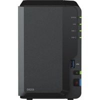 Synology DiskStation DS223 2 Einschübe NAS-Server Leergehäuse (DS223) von Synology