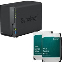Synology DiskStation DS223 2 Einschübe NAS-Server Leergehäuse + 2x Synology Plus 3.5" SATA 6Gb/s Festplatte 8 TB (16TB) von Synology