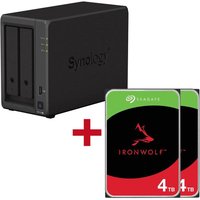 Synology DiskStation DS723+ 2 Einschübe NAS-Server Leergehäuse + 2x Seagate Ironwolf SATA 3.5" HDD 4TB Festplatte von Synology