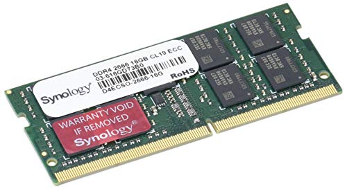 16 Go (1 x 16 Go) DDR4 ECC Un-buffered SO-DIMM 2666 MHz (D4ECSO-2666-16G) 16 Go (1 x 16 Go) DDR4 ECC Un-buffered SO-DIMM 2666 MHz (D4ECSO-2666-16G) von Synology