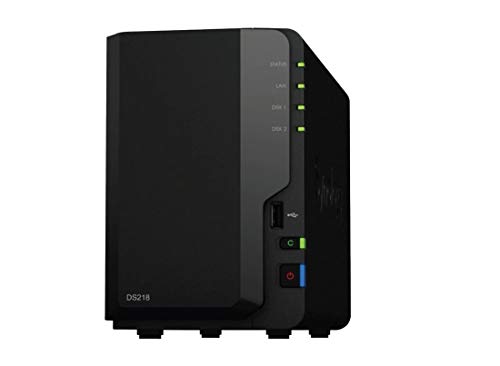 Synology DS218 NAS 16To (2X 8To) IronWolfSynology DS218 NAS 16To (2X 8To) IronWolf DS218/2G/16T-IW Schwarz von Synology