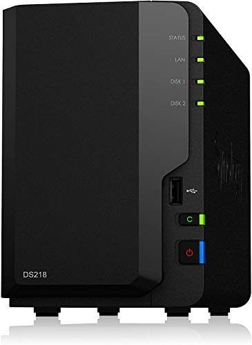 Synology DS218 NAS 16To (2X 8To) WD REDSynology DS218 NAS 16To (2X 8To) WD RED von Synology