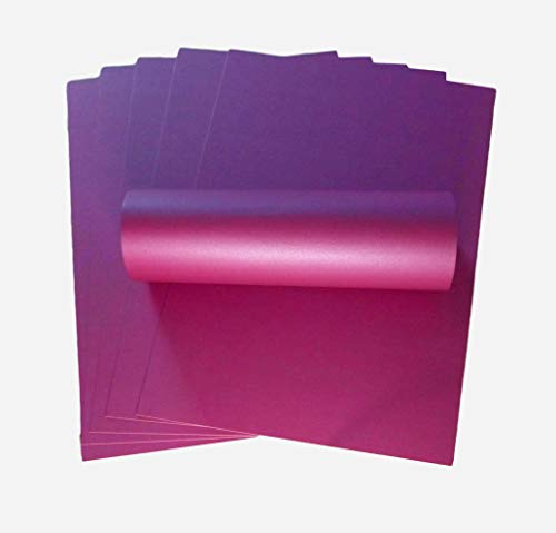 10 Blatt A4 Wildberry Purple Perlglanz-Karton, dekorativ, 300 g/m², einseitig 10 Blatt A4 Wildberry Purple Perlglanz-Karton, dekorativ, 300 g/m², einseitig von Syntego