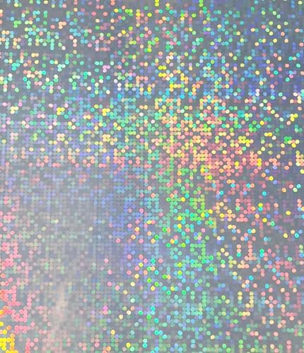 10 Blatt A4 bedruckbare selbstklebende Mosaik-Disco transparente holografische Vinyl-Overlay-Blätter Laminataufkleber von Syntego