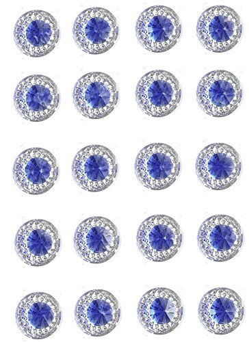 80 x selbstklebende Royal Blau Diamant Rund Strass Acryl Kristalle Stick auf Gems für Karte machen, Handwerk, Hochzeit Einladungen 80 x selbstklebende Royal Blau Diamant Rund Strass Acryl Kristalle Stick auf Gems für Karte machen, Handwerk, Hochzeit Einladungen von Syntego