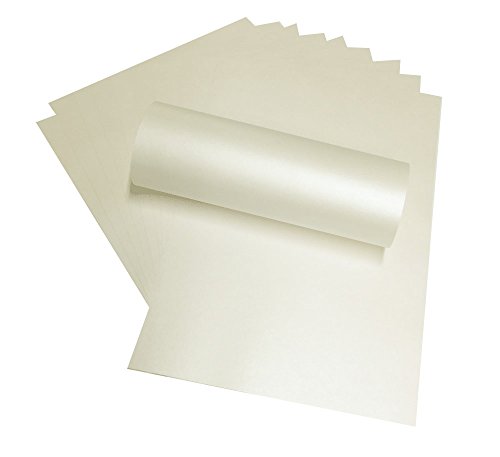Quarzo Perlglanz-Papier, A4, 120 g/m², doppelseitig, geeignet für Tintenstrahl- und Laserdrucker, 10 Stück von Syntego