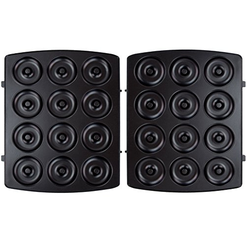 1 Satz Donutplatten passend für Syntrox Chef Maker ZN-2000W und Efbe Schott Zaubernuss ZN 800 XXL von Syntrox Germany