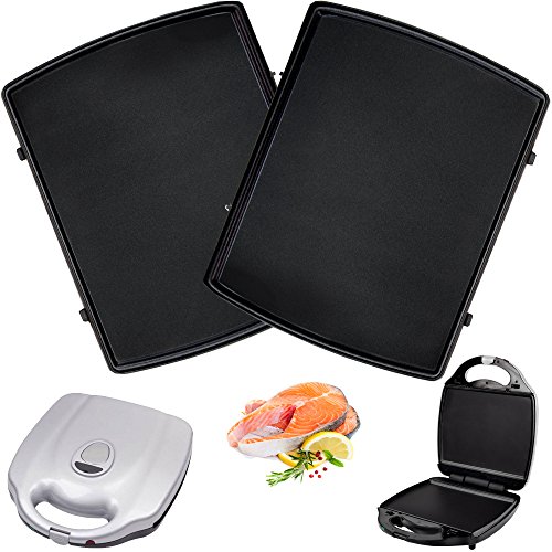 1 Satz Teppanyakigrillplatten passend für Syntrox Chef Maker ZN-2000W und Efbe Schott Zaubernuss ZN 800 XXL von Syntrox Germany