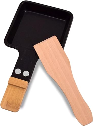 Syntrox 1 Raclette Pfännchen viereckig mit Schaber Antihaftbeschichtung Grill Zubehör, Ersatzpfännchen für Raclette, Raclette-Erweiterung, Universelle Kompatibilität Syntrox 1 Raclette Pfännchen viereckig mit Schaber Antihaftbeschichtung Grill Zubehör, Ersatzpfännchen für Raclette, Raclette-Erweiterung, Universelle Kompatibilität von Syntrox Germany