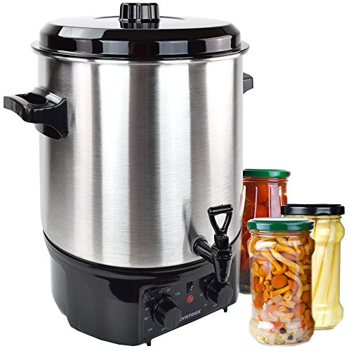 Syntrox 27 Liter Einkochautomat, Glühweinkocher, Heißgetränkeautomat vollautomatisch aus Edelstahl mit 2000W Syntrox 27 Liter Einkochautomat, Glühweinkocher, Heißgetränkeautomat vollautomatisch aus Edelstahl mit 2000W von Syntrox Germany