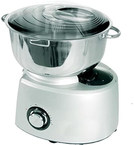 Syntrox 5,8 l Küchenmaschine Wanaxa mit Fleischwolf | Mixer | Teigknetmaschine, Geräuscharme Knetmaschine, Küche Zubehör, robust, 1200 Watt, mit Sicherheitsschutz (Weiß) von Syntrox Germany