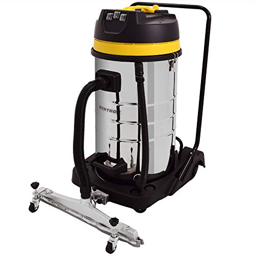 Syntrox Germany 3900 Watt 100 Liter Absaugmobil Staubsauger Edelstahl Industriesauger Nass und Trockensauger Syntrox Germany 3900 Watt 100 Liter Absaugmobil Staubsauger Edelstahl Industriesauger Nass und Trockensauger von Syntrox Germany