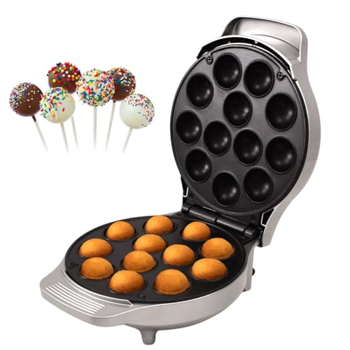 Syntrox Germany CPM-1200W für wunderbar kleine Kugelkuchen - Cake-Pop-Maker mit Antihaftbeschichtung von Syntrox Germany