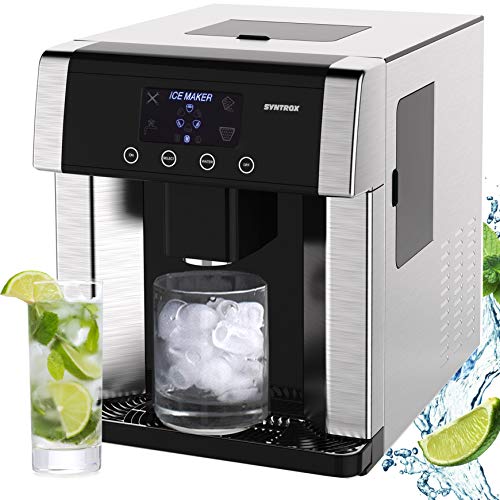 Syntrox Germany Digitaler Eiswürfelbereiter mit Eiswasserfunktion Eiswürfelmaschine IC-150W LCD Turku Syntrox Germany Digitaler Eiswürfelbereiter mit Eiswasserfunktion Eiswürfelmaschine IC-150W LCD Turku von Syntrox Germany