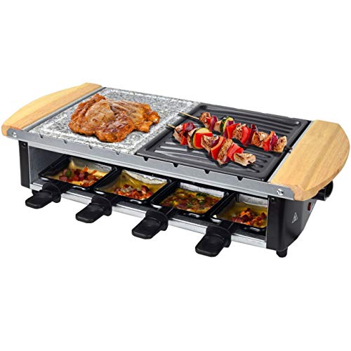 Syntrox Germany Edelstahl Design Raclette Uri mit Grill und Heißer Stein für 8 Personen Syntrox Germany Edelstahl Design Raclette Uri mit Grill und Heißer Stein für 8 Personen von Syntrox Germany