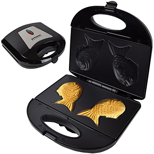 Syntrox Germany FM-750W Taiyaki Maker japanisches Gebäck in Form eines Fisches von Syntrox Germany