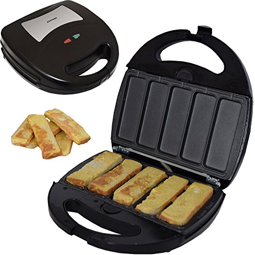 Syntrox Germany French Toast Maker Arme Ritter Chefmaker SM-1300W French Toast mit herausnehmbaren Backplatten von Syntrox Germany