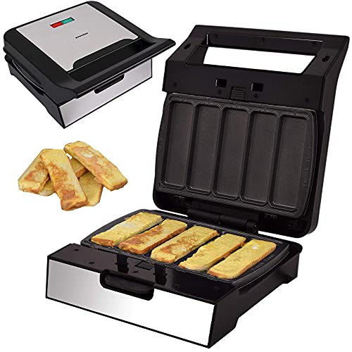 Syntrox Germany French Toast Maker MM-1400W mit herausnehmbaren Backplatten Syntrox Germany French Toast Maker MM-1400W mit herausnehmbaren Backplatten von Syntrox Germany