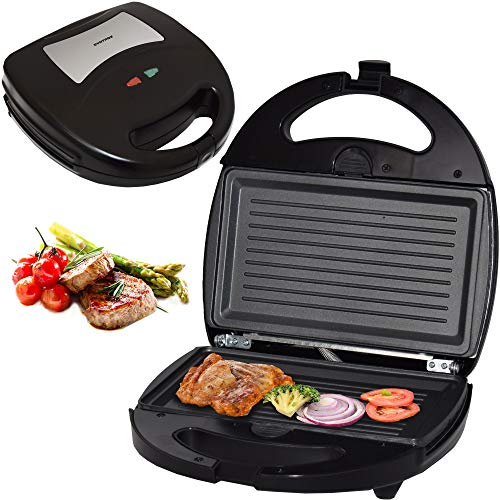 Syntrox Germany Grill Maker Chefmaker SM-1300W Grill mit herausnehmbaren Backplatten von Syntrox Germany