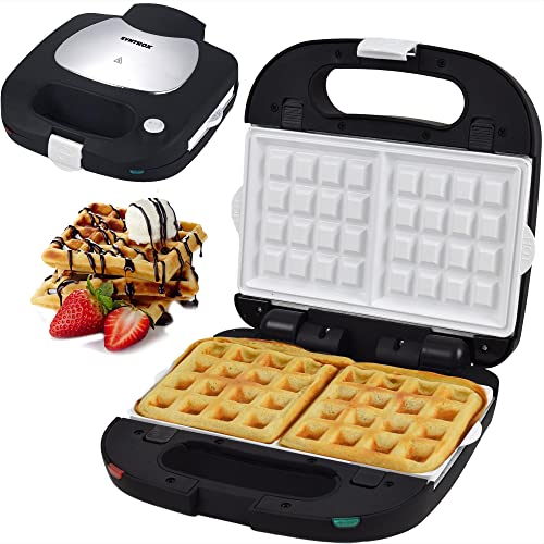 Syntrox Germany SM-1500W-Waffeleisen - Für Belgische Waffeln mit Keramik Backplatten von Syntrox Germany