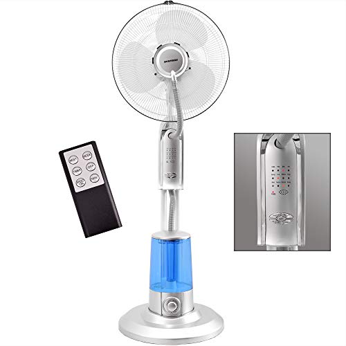 Syntrox Germany SVT-75W Ventilator mit Luftbefeuchter Oszillation Axialventilator Standventilator Windmaschine Lüfter Gebläse Luftkühler von Syntrox Germany