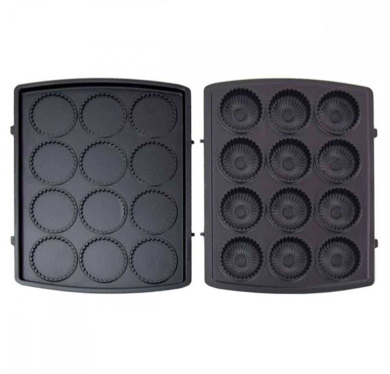 Syntrox Germany Waffelplatten Wechselplatten Muffinplatten für XXL Chef Maker ZN-2000W von Syntrox Germany