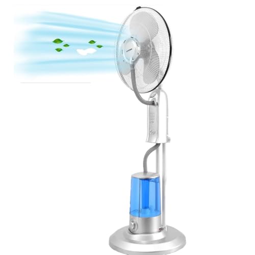 Syntrox Osszilierender Ventilator mit Wasser Quellura | Wasserventilator | Lüfter, mit Timer und Fernbedienung, 125 cm Hoch, 75 Watt, Leistungsstark von Syntrox Germany