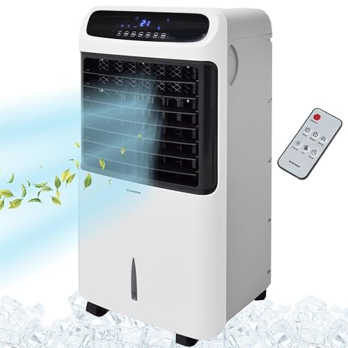 Syntrox Verdunstungskühler Windo | Luftkühler mit Wasser | Luftbefeuchter, Einstellbare Geschwindigkeiten und Timer, Effektive Kühlung gegen trockene Luft, für zuhause und Büro Syntrox Verdunstungskühler Windo | Luftkühler mit Wasser | Luftbefeuchter, Einstellbare Geschwindigkeiten und Timer, Effektive Kühlung gegen trockene Luft, für zuhause und Büro von Syntrox Germany