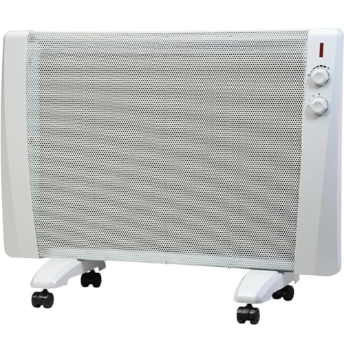 Syntrox Weiße 2400W Infrarotheizung Glimpa | Wärmewellenheizung | Infrarotheizer, Effiziente Raumwärme, Überhitzungsschutz, Schnelle Wärmeverteilung, Spritzwasserschutz von Syntrox Germany