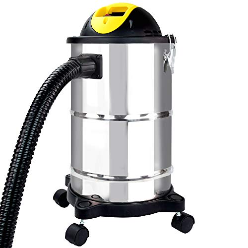 Syntrox Germany 1600 Watt Edelstahl 18-20 Liter Aschesauger mit Motor Feinstaubsauger Aschestaubsauger von Syntrox Germany