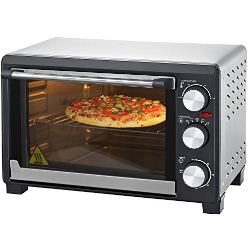 Syntrox Germany 18 Liter Mini Stand Backofen mit Umluft und Drehspieß Miniofen Minibackofen Pizzaofen von Syntrox Germany