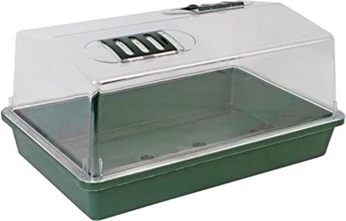 Synx Tools Zimmergewächshaus, Anzuchtkasten, Anzuchtschrank mit Deckel 37,5 cm, Gartenarbeit, Gemüsegarten Artikel, Gewächshaus mit erhöhten Deckel von Synx Tools