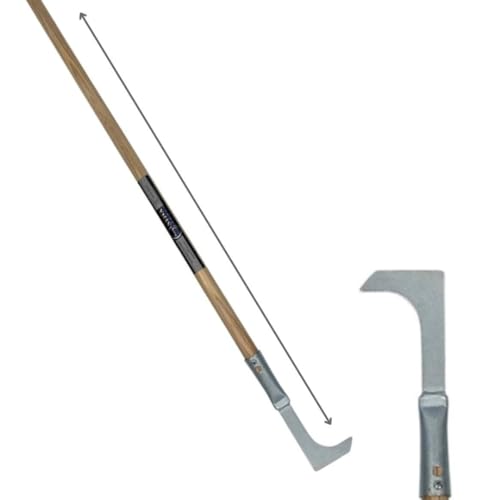 Synx Tools Fugenmesser - Fugenkratzer - Unkrautbürste - Unkrautmesser - Fugenschaber - Unkrautschaber - Fugenschaber mit Stiel 150cm, holz von Synx Tools