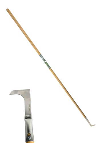 Synx Tools Fugenmesser - Fugenkratzer - Unkrautbürste - Unkrautmesser - Fugenschaber - Unkrautschaber - Fugenschaber mit Stiel 150cm, holz von Synx Tools