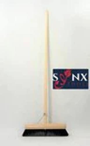 Synx Tools Hallenfeger Rosshaar 30 cm - Raumfeger - Weicher Besen - Besenstiel - Kehrreinigung - Besen Innen - Besen weich mit Stiel 130 cm von Synx Tools