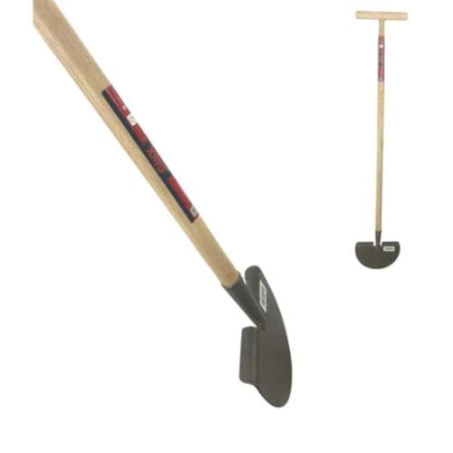 Synx Tools Kantenstecher 80cm mit stiel - Rasenstecher Rasenkantenstecher Kantenmesser Rasenschneider Kantentrimmer Rasenkantenschneider mit T-Griff, von Synx Tools