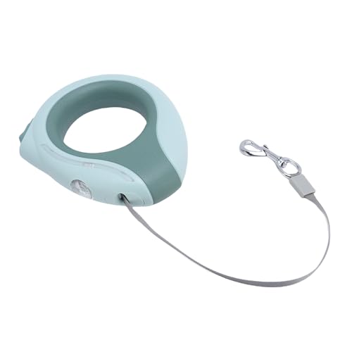 Einziehbarer Heavy Duth Dog -Leine, Farbenfrohe LED LED Light Stylish Look Automatische Einstellung für Kleine Mittelgroße Hunde, Beleuchtet Ihre Spaziergänge mit Unserer von Syrisora