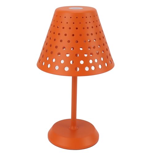 Syrisora LED-Akku-Tischlampe, Wiederaufladbare LED-Tischlampe, Touch-dimmbare Nachttischlampe, Schreibtischleuchte für Schlafzimmer, Wohnzimmer, Büro, Restaurant, Bar (Orange) von Syrisora