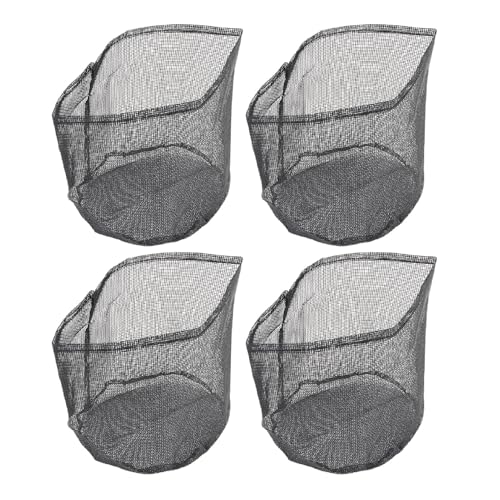 Syrisora 4pcs Wasserteich Pflanzbeutel Wiederverwendbares PVC -Maschen Wassergarten Teich Pflanzentopf Atmungsable Lily Pflanzentöpfe Sämlingstöpfe Behälter Pflanzen Beutel Teich (Runden) von Syrisora
