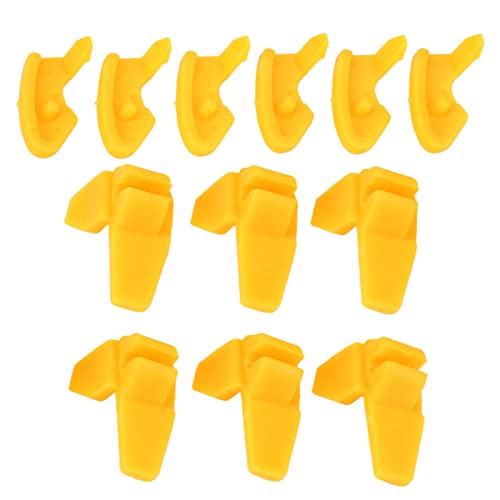 Syrisora 6 Paare Reifenmaschinenmontage -Deckentdecke, Radköpfe für Rande für Reifenwechslermaschine mit Plastikeinsätzen, Geeignet für die Meisten Motorräder und Autos von Syrisora