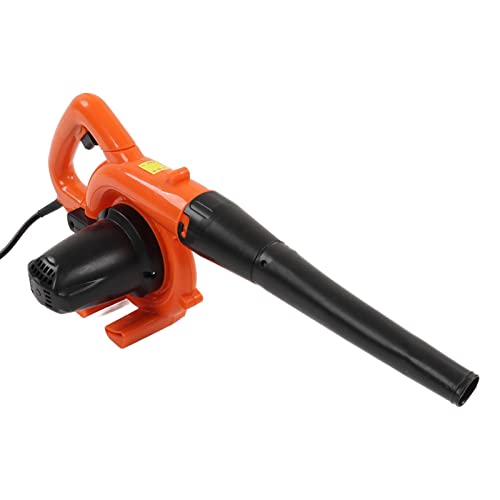 Syrisora Industrielle Gebläse Hochtemperaturbeständige Handheldblättermaschine für Landwirtschaftliche Luftgebläse für die Reinigung von Terrassen, Rasenpflege, Blätter Garten Orange (24 V) von Syrisora
