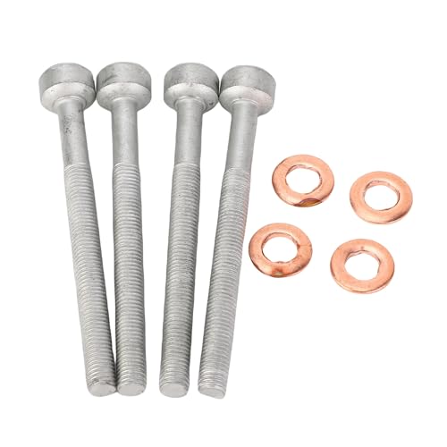 Syrisora Injektor Washers Bolzen Reparaturkit, Injektorschraube und Waschmaschine, Kraftstoffinjektordüsenversiegelung Waschmaschine Bolzenkit Ersatz für OM651 Fast Alle Derv -Motoren von Syrisora