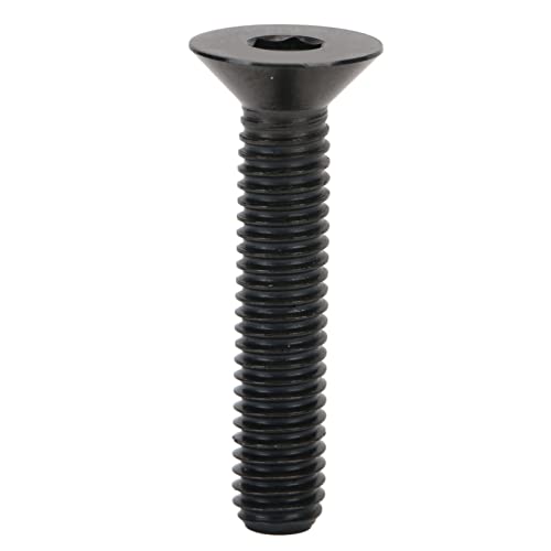 Syrisora Risiko -Headset -Stamm -Oberkappe, Befestigungsschraube, Fahrradstammschraubenschraube Headset, Fahrradzubehör -Bike -Stammschraube, M6x30mm (Schwarz) von Syrisora
