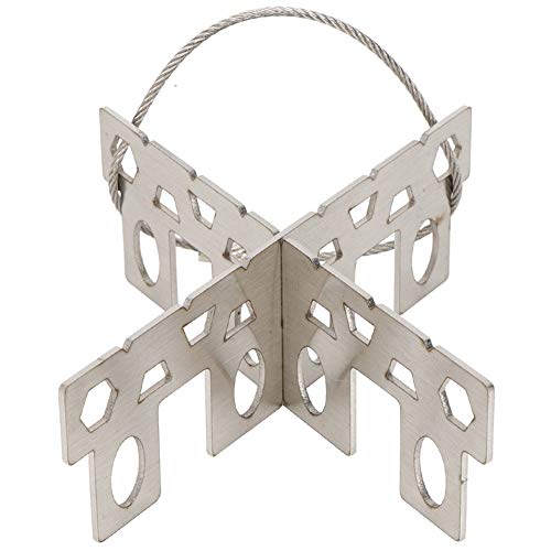 Syrisora Tragbarer Outdoor -Picknickofen, Flüssighalterung, Herdständer Picknick -Herd, Kleiner Ständer Edelstahl Flüssiger Rackhalter Halterung Halterung Halterung Syrisora Tragbarer Outdoor -Picknickofen, Flüssighalterung, Herdständer Picknick -Herd, Kleiner Ständer Edelstahl Flüssiger Rackhalter Halterung Halterung Halterung von Syrisora