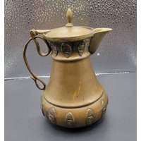Kupfer Krug Mit Deckel von SysamosCurio