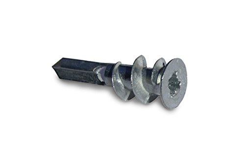 Sysfix HZK 2191000 Selbstbohrer-Befestigungsdübel, für Karton/Gipskarton, 6 x 37 mm, 100 Stück von Sysfix