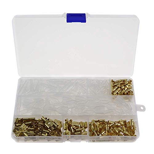 300 Stück 3,9 mm Motorrad Bulllet Stecker/Buchse / Doppel weiblich/weiblich Terminalverbinder Abdeckungen mit Isolationsabdeckungen von Sysoon