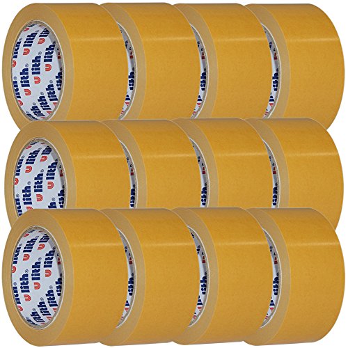 Beidseitiges Klebeband Verlegeband Doppelseitiges Teppichband 50mm x 25m Rolle (12 Rollen) von Systafex