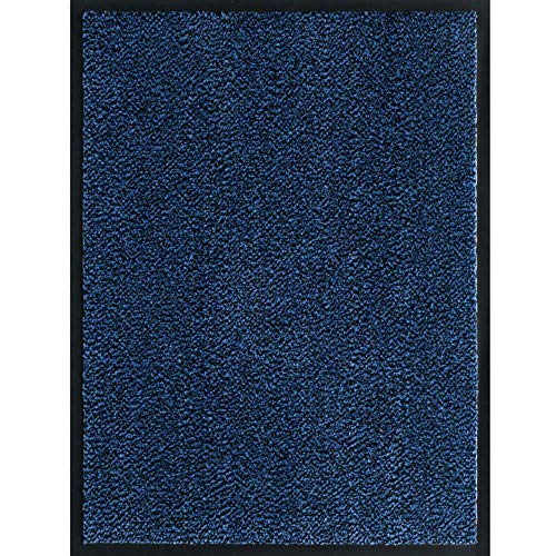 Systafex Schmutzfangmatte Fußmatte Bodenmatte Türmatte Flurteppich Schmutzmatte Tür Matte Teppich Blau (120cm x 180cm) von Systafex